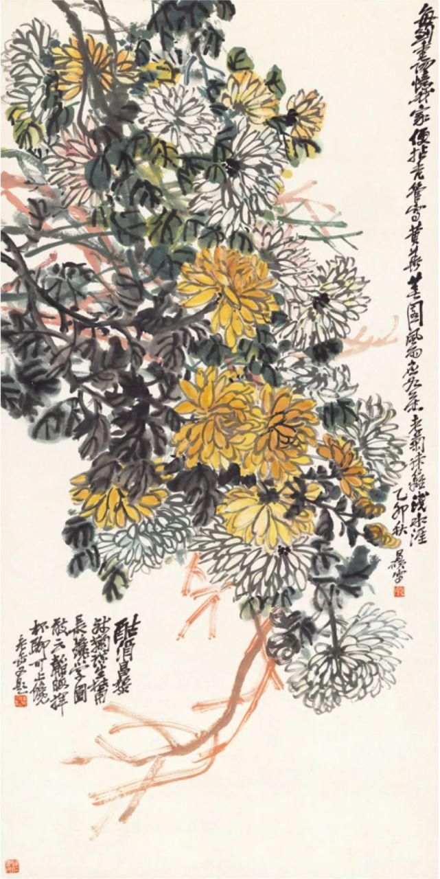 吴昌硕花鸟画幅作品，精彩绝伦，看到过瘾！