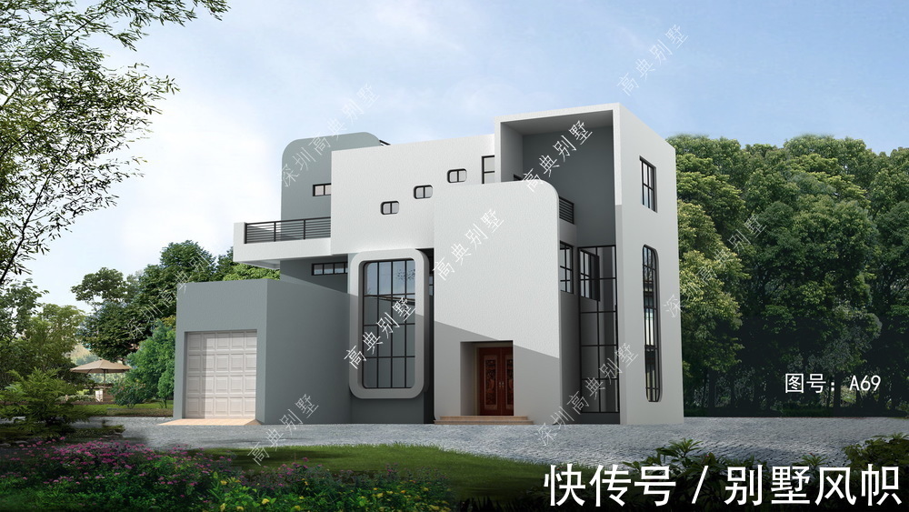 现代风|这款现代农村别墅，极简主义，90后的最爱。