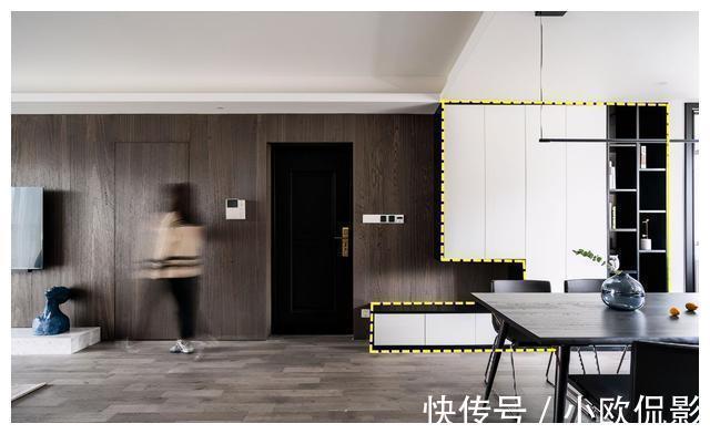 玄关|入户无玄关怎么办?绕门这样打柜子,各种功能都有了还美观