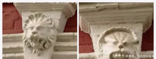 惨遭|画风奇特!西班牙古雕像惨遭遭毁容式修复