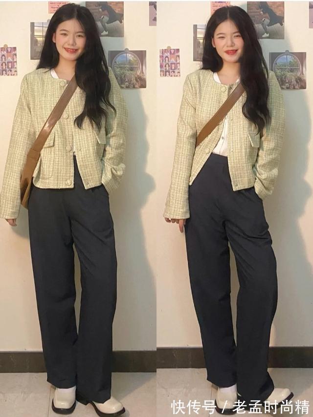 格子衬衫|秋季怎么穿更出众?韩系复古风穿搭好看又温柔