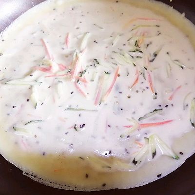 面糊|黄瓜鸡蛋饼