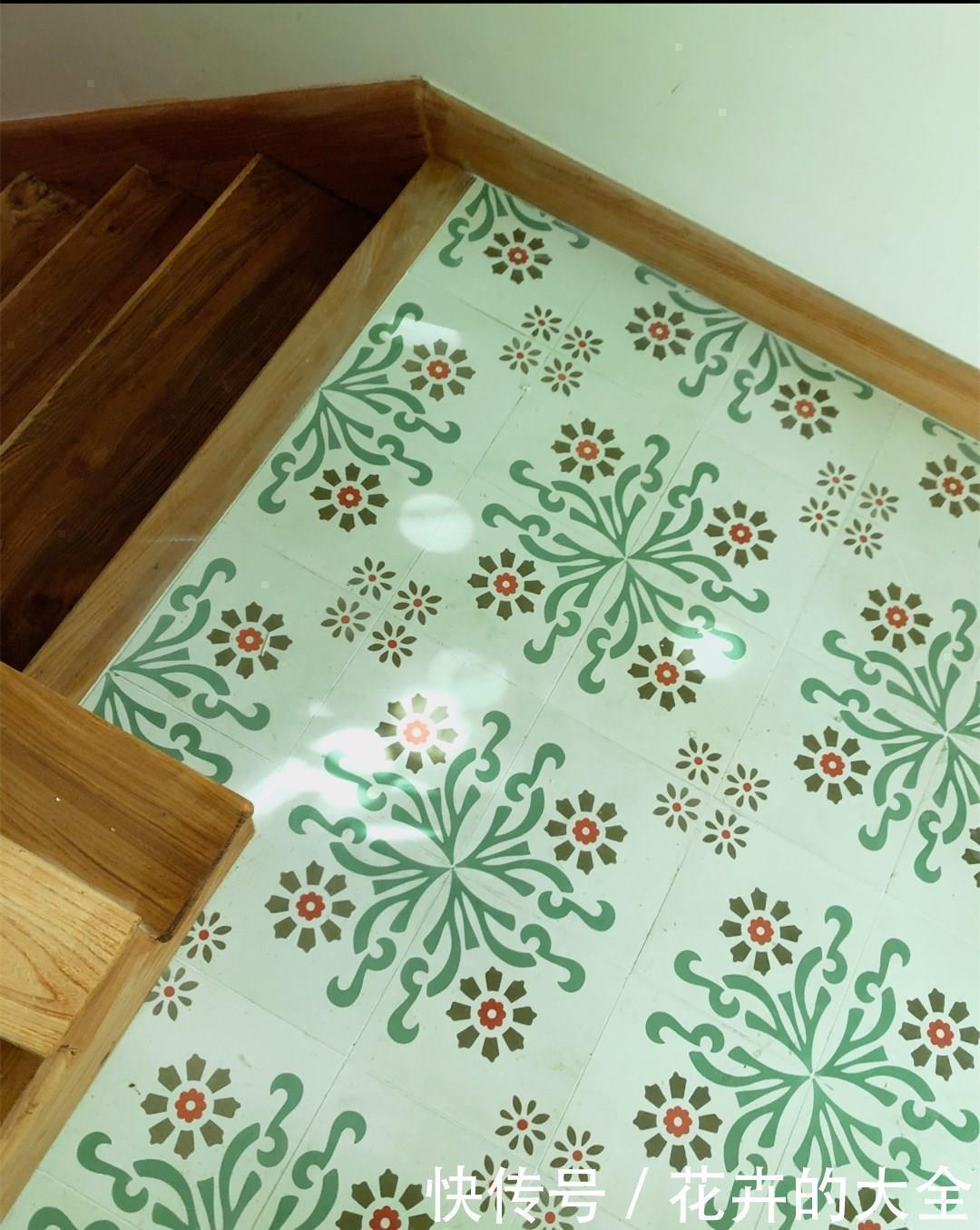 油彩画|头一次见水泥做的花砖!如同油彩画一般,纯手工制作简直太美了