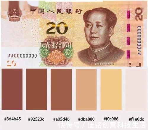 颜色 人民币配色火了!40+女性入秋穿衣就照着它搭配,温柔更显气质!