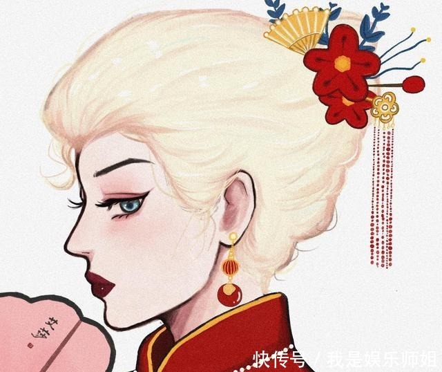 爱丽儿公主|迪士尼公主集体过春节，艾莎沉稳庄重，乐佩可爱无比