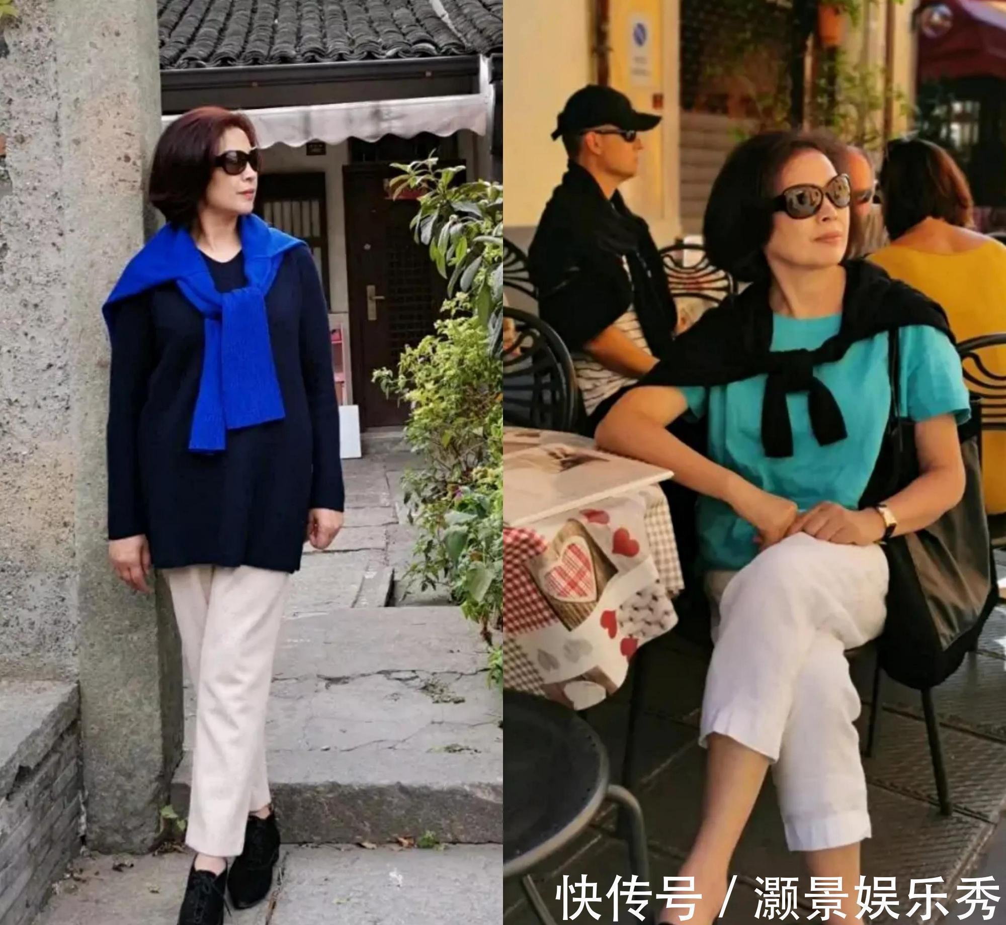 驼色 这才是50、60岁女人该有的穿搭,不装嫩也不老气,优雅而高级