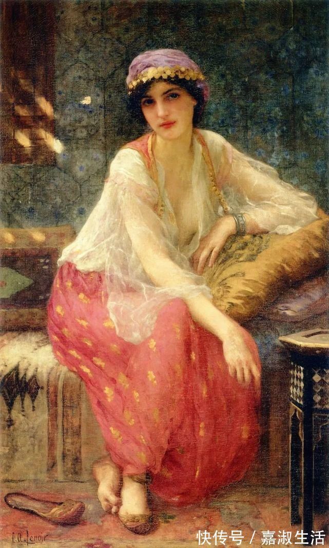 画家#法国画家查尔斯笔下风华绝代的仙女,太美了!