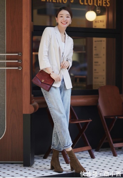 牛仔 阔腿裤out了,今年流行“直筒裤”,搭配短靴、高跟鞋时髦度飙升