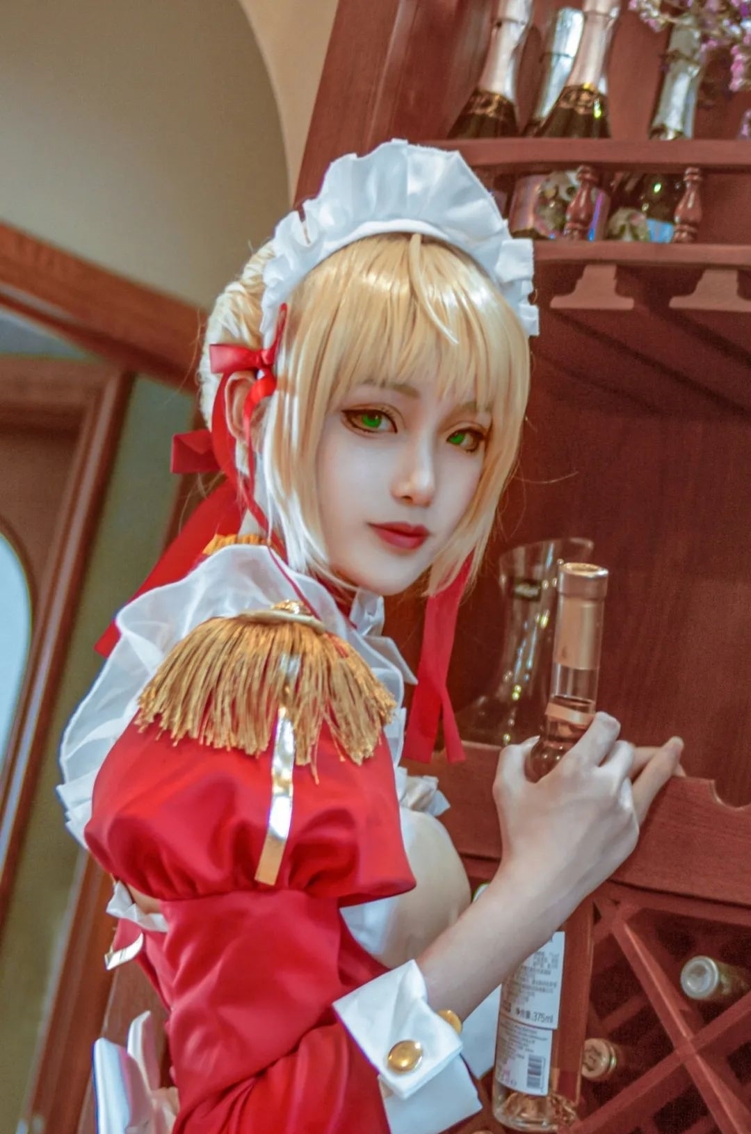 尼禄|cos:尼禄女仆cos正片@怜舟,怎么可以少了我呢