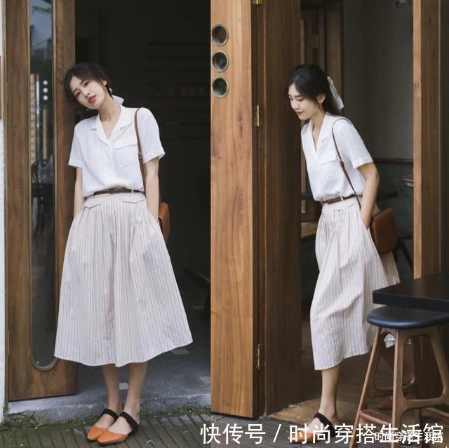 博主|夏季穿白衬衫过时了?看看这位博主穿搭示范,美出新高度
