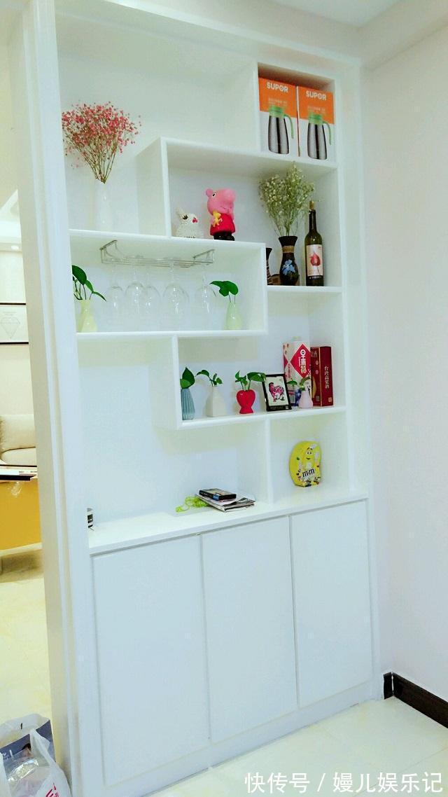 鞋凳|朋友新房装修刚毕业,头一次见这么漂亮的鞋柜隔断,客厅人见人爱