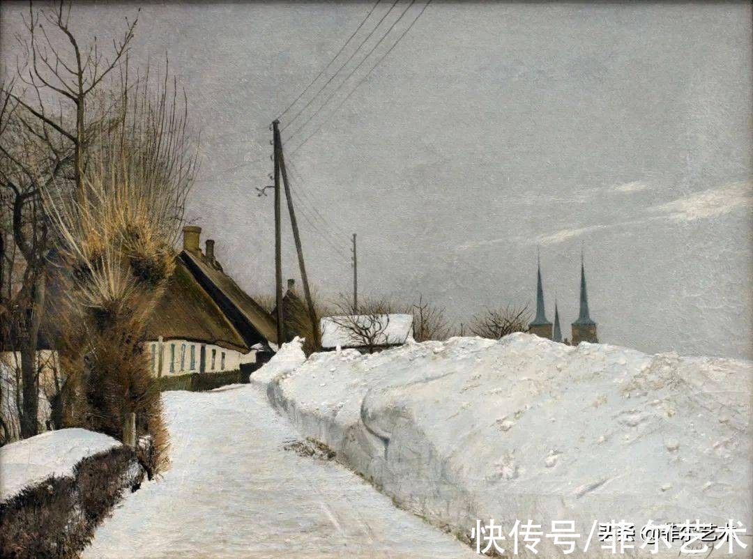 罗斯基勒·峡湾的夏日&丹麦不止有艺术大师哈默修依,画家LA Ring开创了象征主义的绘画