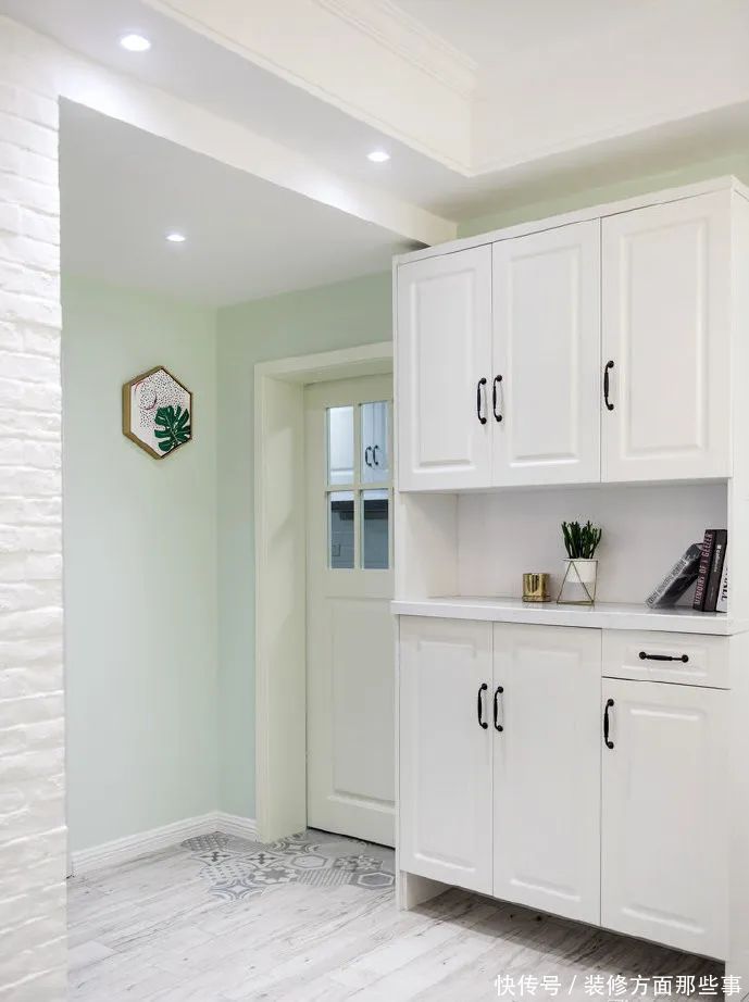 鞋柜|52平米小户型,全屋色调太舒服了,简洁清爽又雅致,值得参考