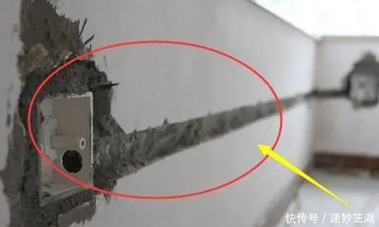 水电|水电装修万万不要开这么大的横槽,一不小心就埋下安全隐患!