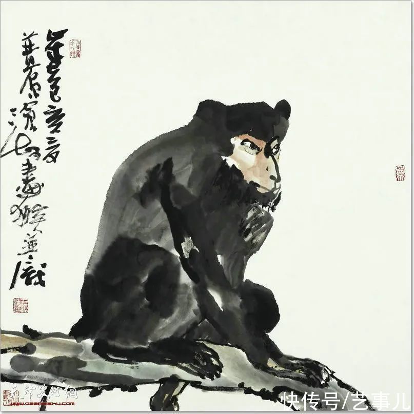 山静居画论#尹沧海教授动物系列作品欣赏:富有诗意的意象世界