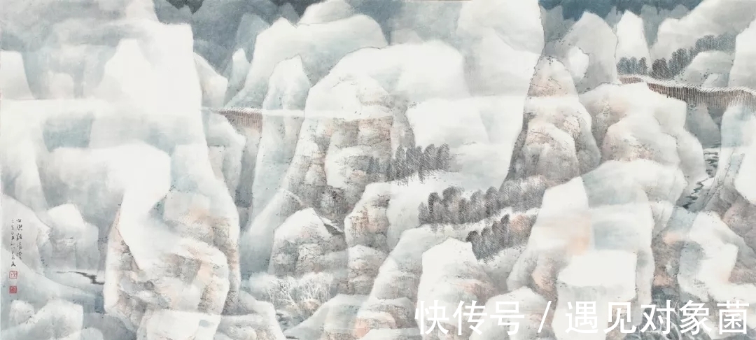 乐震文|海上画坛|乐震文山水画