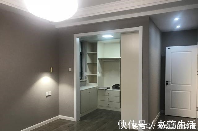 完工|硬装完工,打扫干净就很漂亮,舍弃卫生间改衣帽间真实用,很满意!
