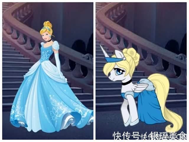 初音未来|在画师大佬笔下,迪士尼公主和彩虹小马顺利“合体”,感觉好可爱