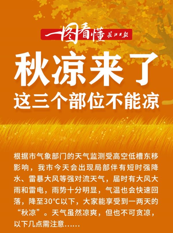 王语哲|秋凉来了，这三个部位不能凉丨一图看懂