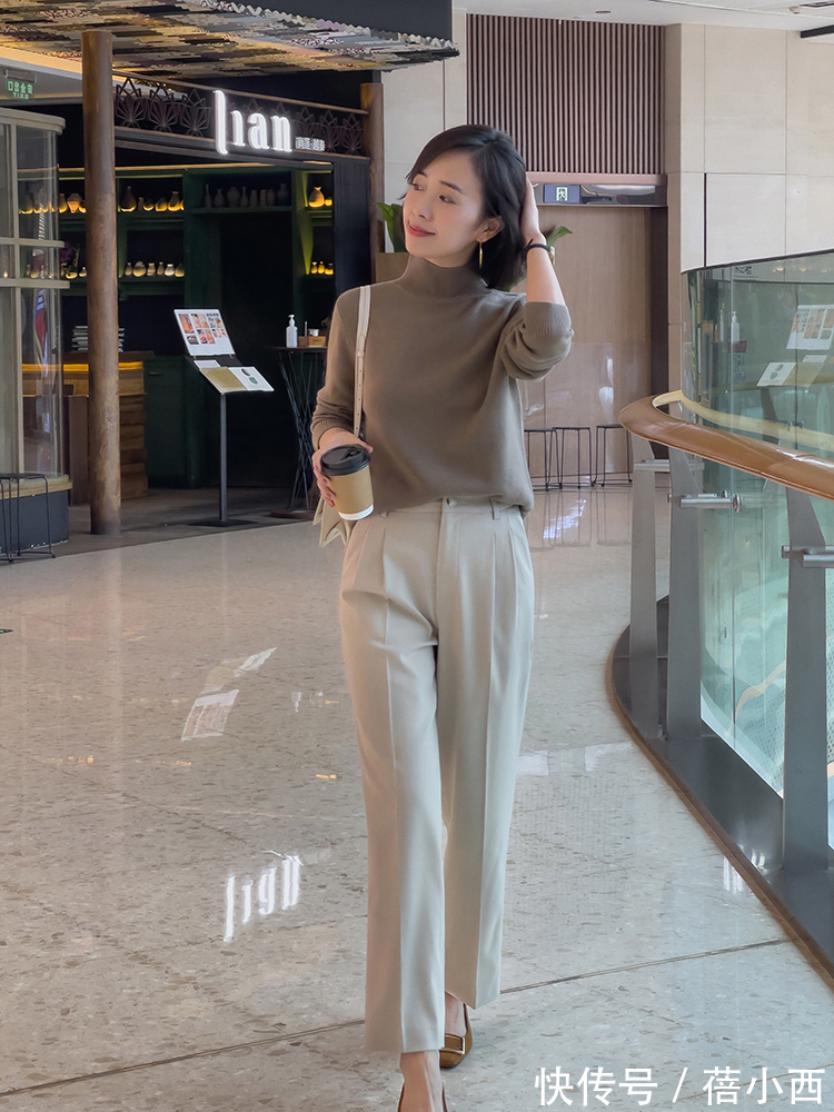 包容性|40岁女人可以照搬的“裤装搭配”,价格不一定贵,会搭配才是关键