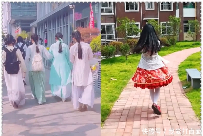 别人穿汉服转圈VS你转圈,差距给跪了,网友:求求你快换了吧!