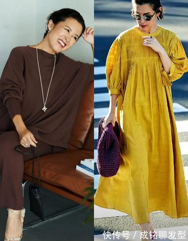 直子|49岁的大草直子太会穿,堪称小个子穿搭典范,简约时尚高级感满满