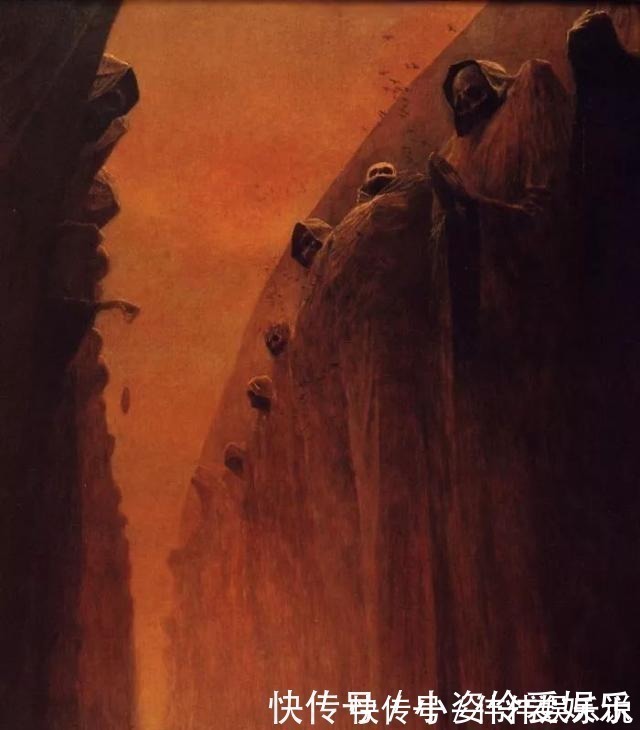 济斯瓦夫·贝克辛斯基!死后的世界什么样?两个起死回生的人画了出来,让人越看越发毛