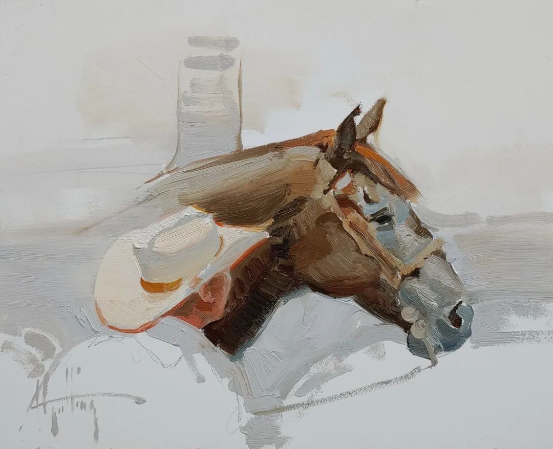 画家|美国90后美女画家,画马堪称一绝!