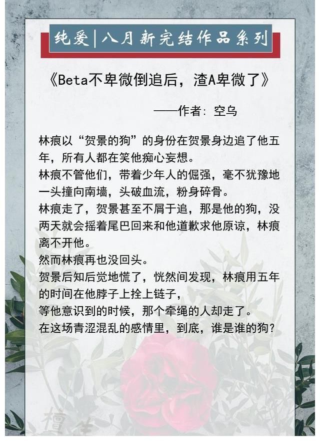 白月光!纯爱小说推荐:《末日流亡》《超糊的我竟是冥界顶流》沙雕治愈风