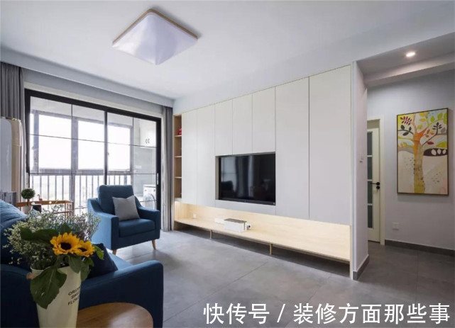 收纳|98平北欧风三居室舒适又温馨,通顶的鞋柜收纳力强