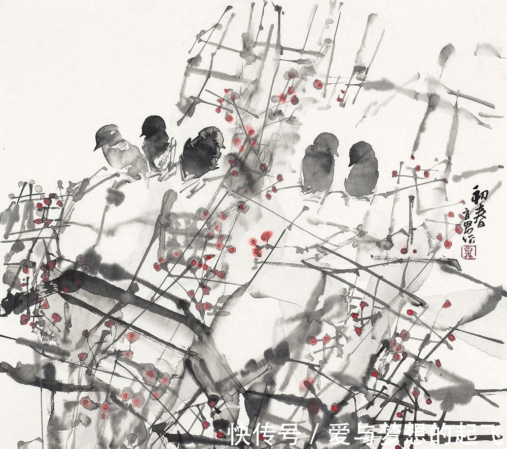 国画系!他是国家画院教授,画作清雅脱俗,有迷幻般的境界