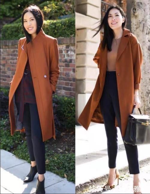 小裁 经典时髦的大地色“大衣”，教你这4种知性的穿搭，优雅显气质