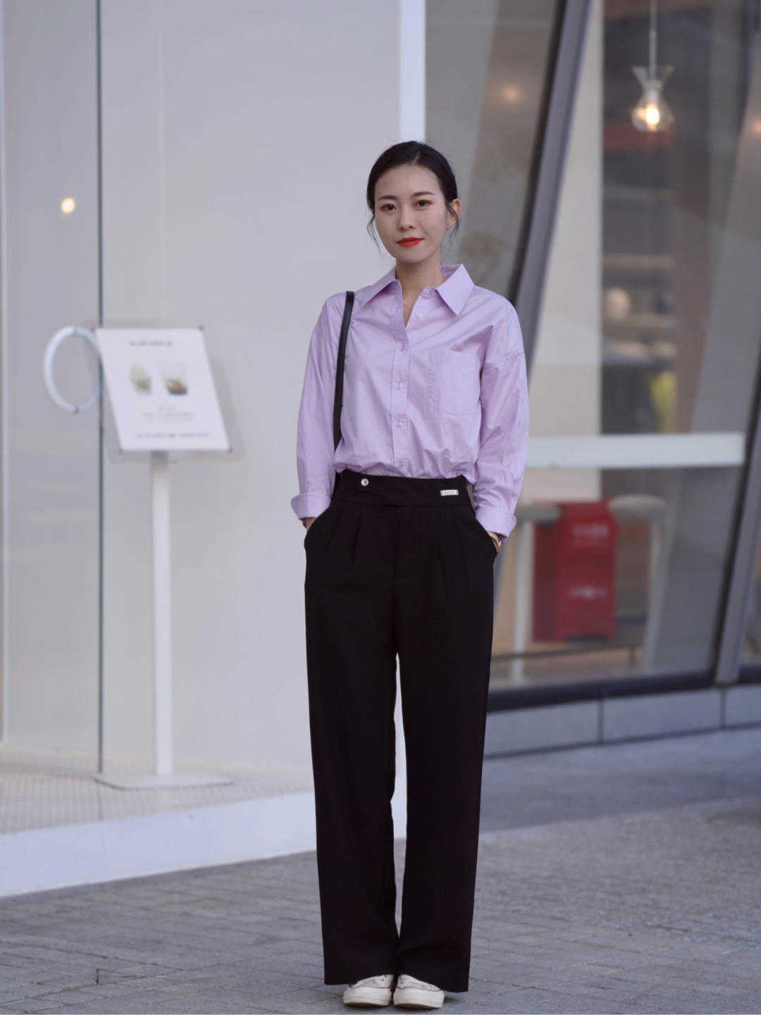 阔腿裤 秋天不一定要穿卫衣,衬衫一样很高级,这些搭配干练又洋气