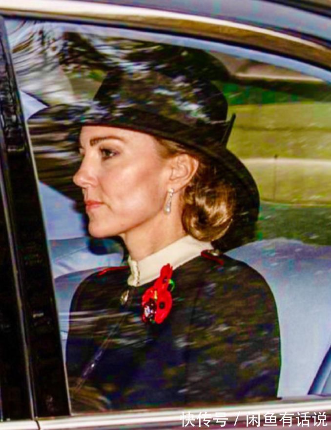 凯特王妃|凯特活动上站C位,穿黑大衣尽显主母气场,身旁卡米拉都黯淡不少