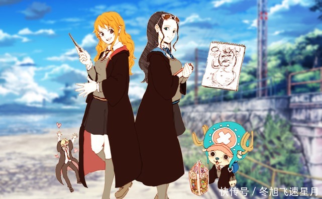 恶魔果实|海贼王当海贼团穿越到魔法学院,艾斯诠释兄弟情,娜美造型抢镜