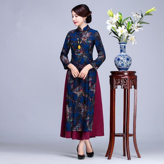 东方女性|东方女性的优雅古韵,改良旗袍裙又回到了潮流的春天