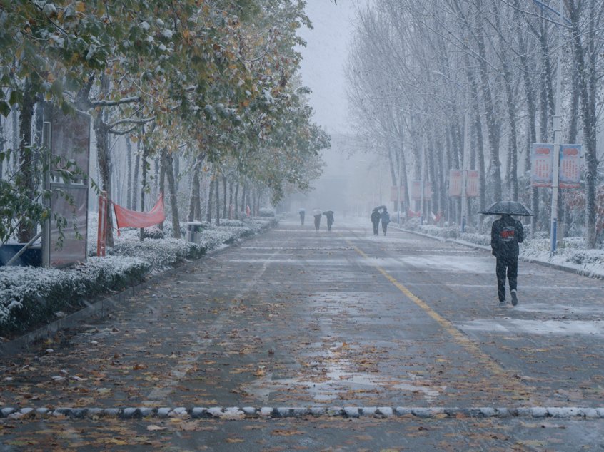 冬雪|山传初雪，许你一场深情共白头