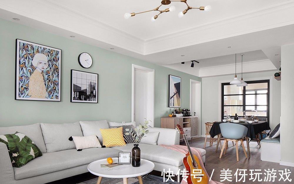 李文伟|北欧三居室大变身,融入音乐元素,让每一天的生活都变得有趣