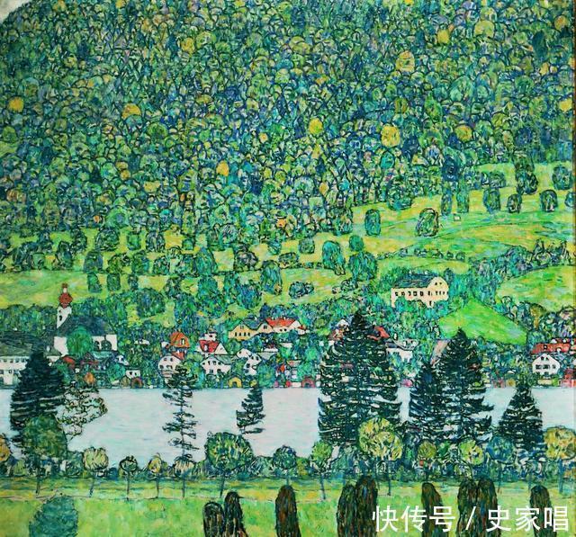 意大利花园&克里姆特的艺术人生:他的绘画强调浓重神圣的金黄色及强烈的感情