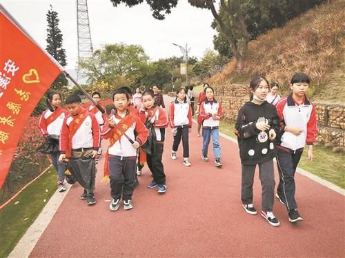 凤山绿道春光美 安溪县实验小学学记绿道徒步采风