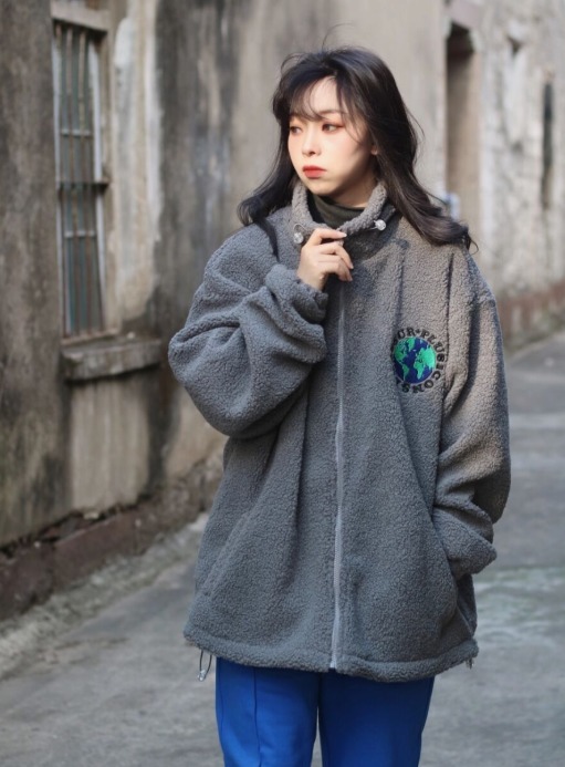 运动裤|想买冬装不知道怎么入手?羊羔毛外套了解一下,显瘦还温柔