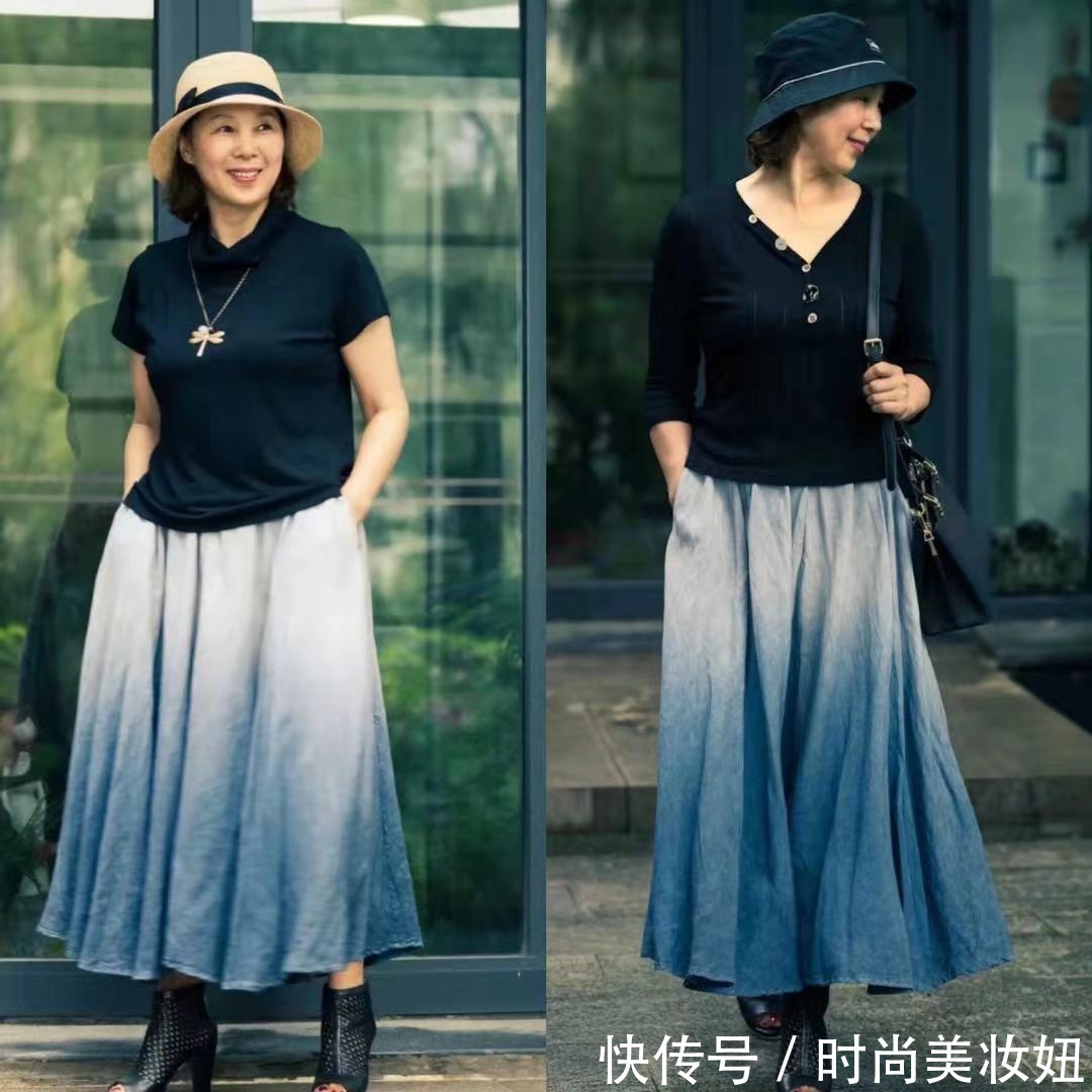 微胖|微胖奶奶真会打扮,看她分享的“一衣多穿”,优雅藏肉显气质