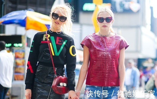 marie 她们没有血缘关系,却靠穿衣搭配,成为了时尚圈当红“双胞胎”CP