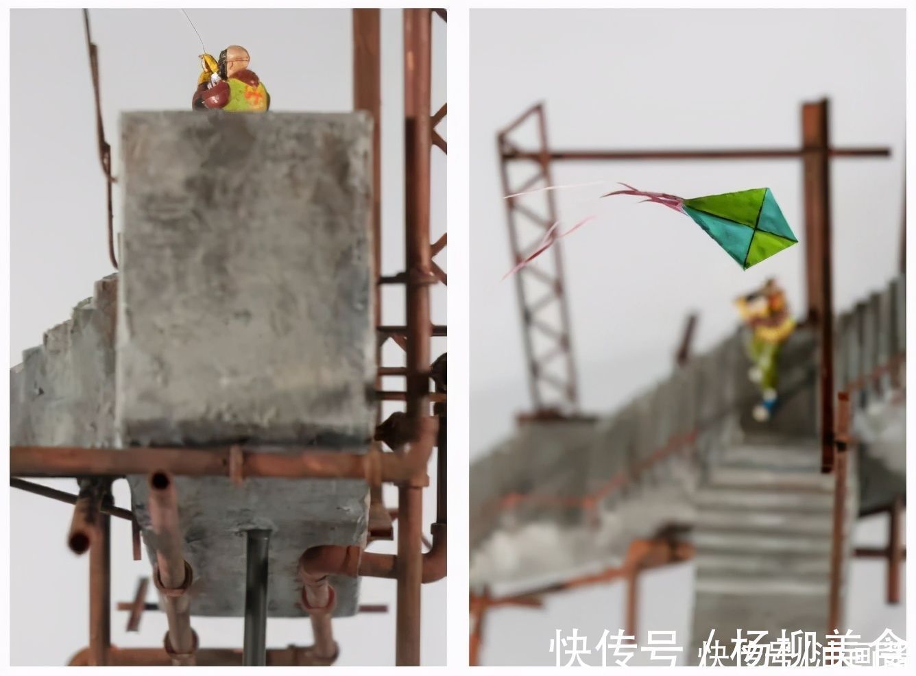 雕塑$微型艺术家历时4年，打造了一个破败的世界，精致程度让人叹服