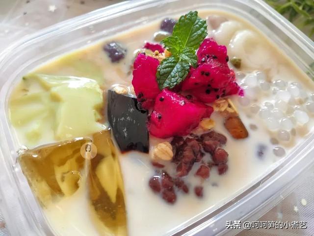 饱饱|网红甜品饱饱碗,这一碗,凉爽又满足,这个大暑就吃它来解暑吧