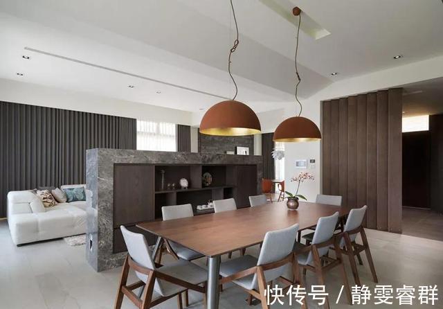 吧台|他家隔断不挡路还好看!35种拯救客厅、厨房的方法,一步到位