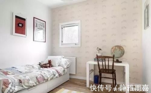 墙纸|小户型69平，卫生间3㎡为了做干湿分离，装玻璃又拉浴帘！