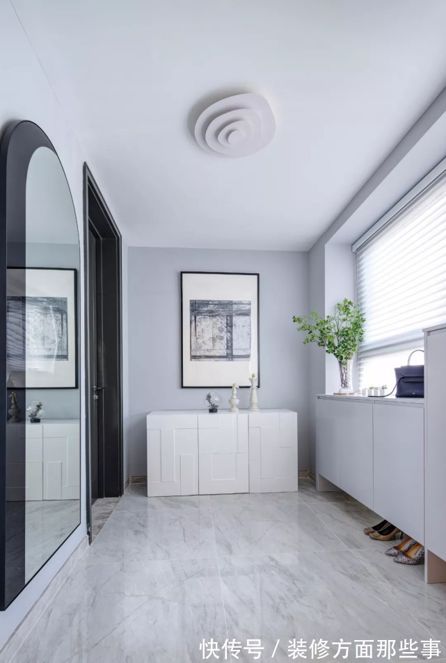 鞋柜|148平现代风四居室,让空间充满了安静舒心的氛围感