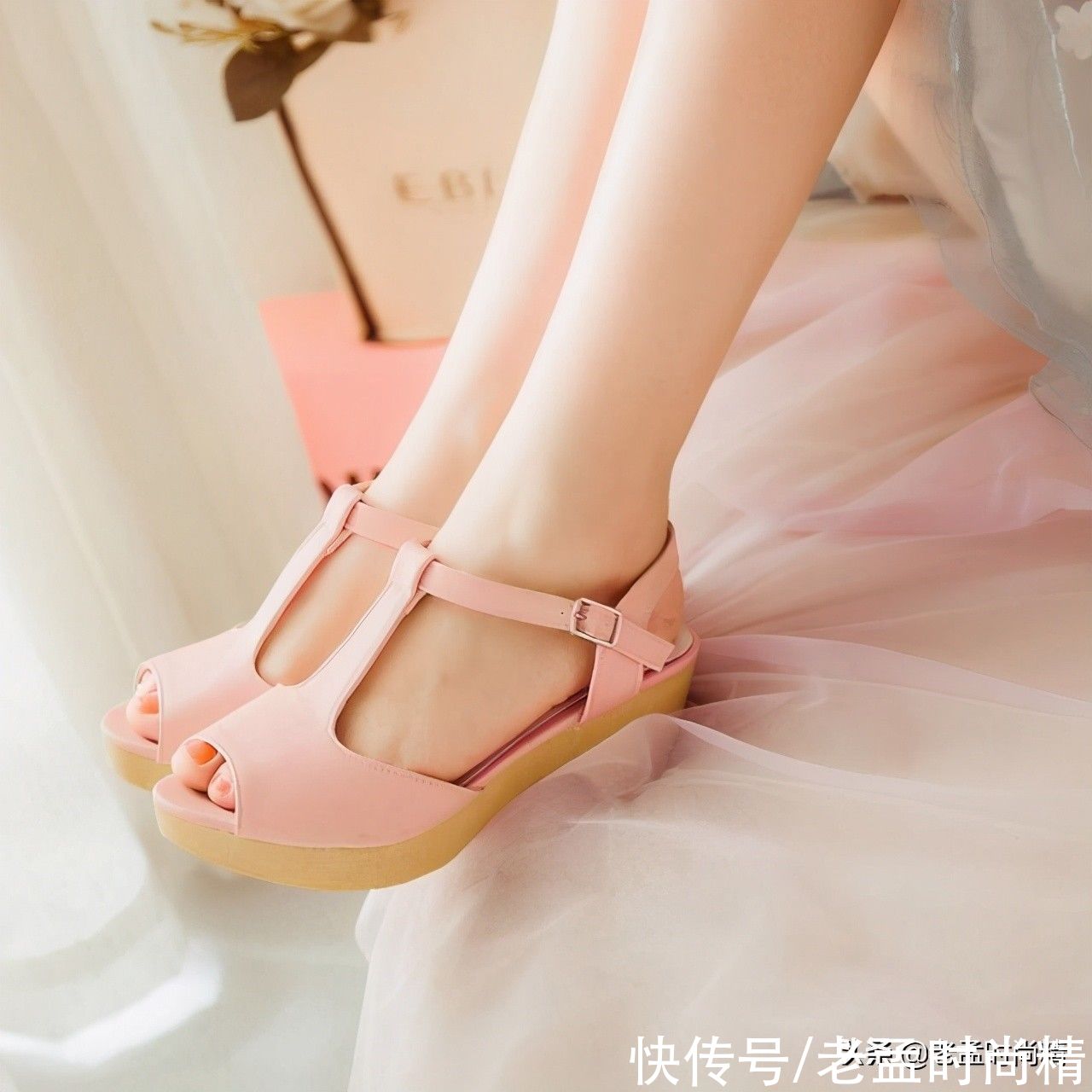 嘴鞋|优雅好贵的鱼嘴鞋，从脚穿起，让女性增加了一份气质