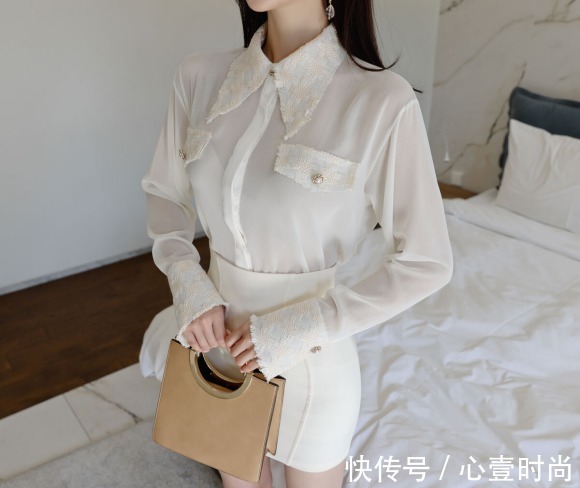 时尚搭配|女神孙允珠的时尚搭配:穗香梨黄田园清风雪纺公主衫